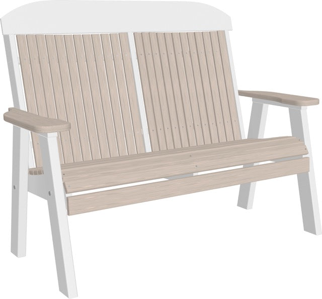 4 Classic Poly Bench Birch White