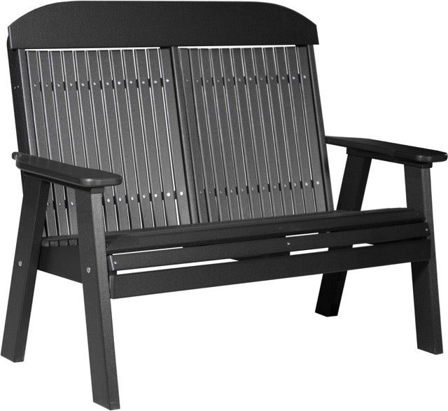 4 Classic Poly Bench Black