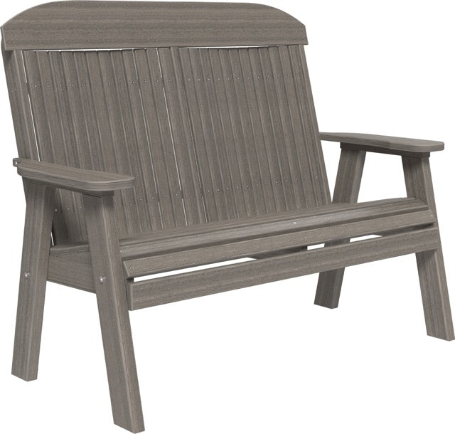 4 Classic Poly Bench Coastal Gray