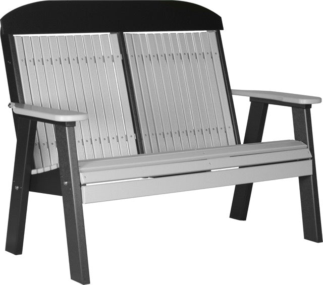 4 Classic Poly Bench Dove Gray Black