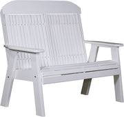 4 Classic Poly Bench White