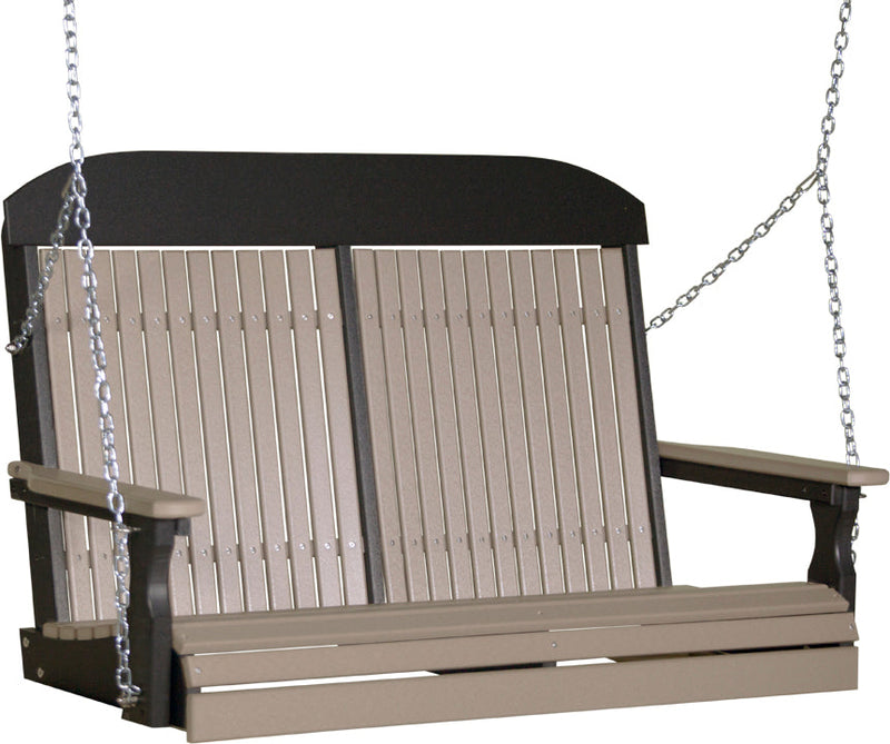 4 Classic Poly Swing Weatherwood