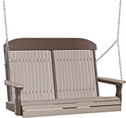 4 Classic Poly Swing Weatherwood Chestnut