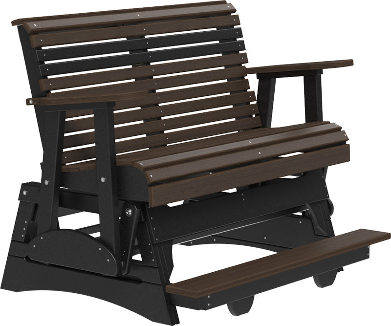 4 Plain Poly Balcony Glider Brazilian Walnut