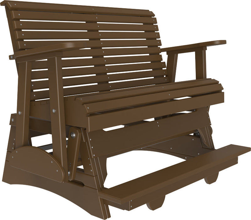 4 Plain Balcony Glider Chestnut