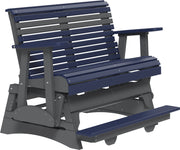 4 Plain Poly Balcony Glider Patriot Blue
