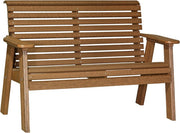 4 Plain Poly Bench Antique Mahogany