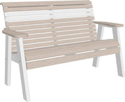 4 Plain Poly Bench Birch White