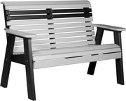 4 Plain Poly Bench Dove Gray Black
