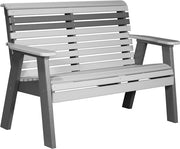 4 Plain Poly Bench Dove Gray Slate