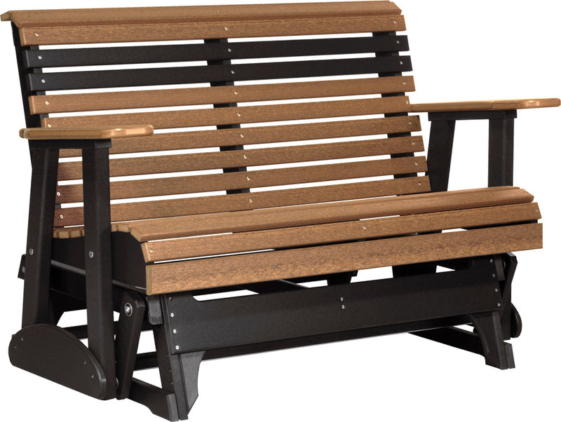 4 Plain Poly Glider Antique Mahogany