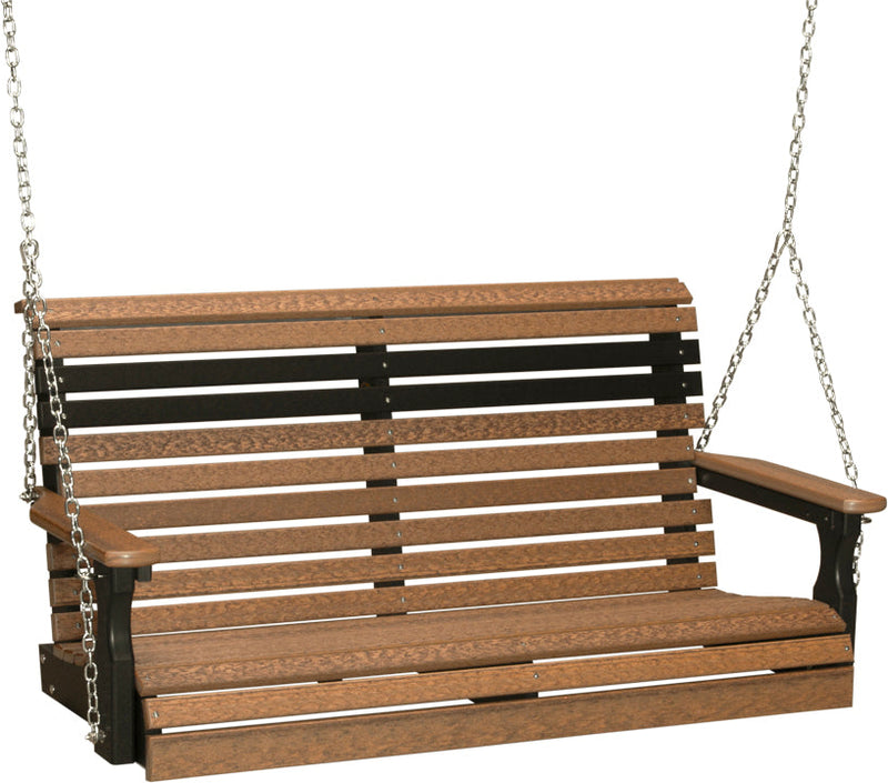 4 Plain Poly Swing Antique Mahogany