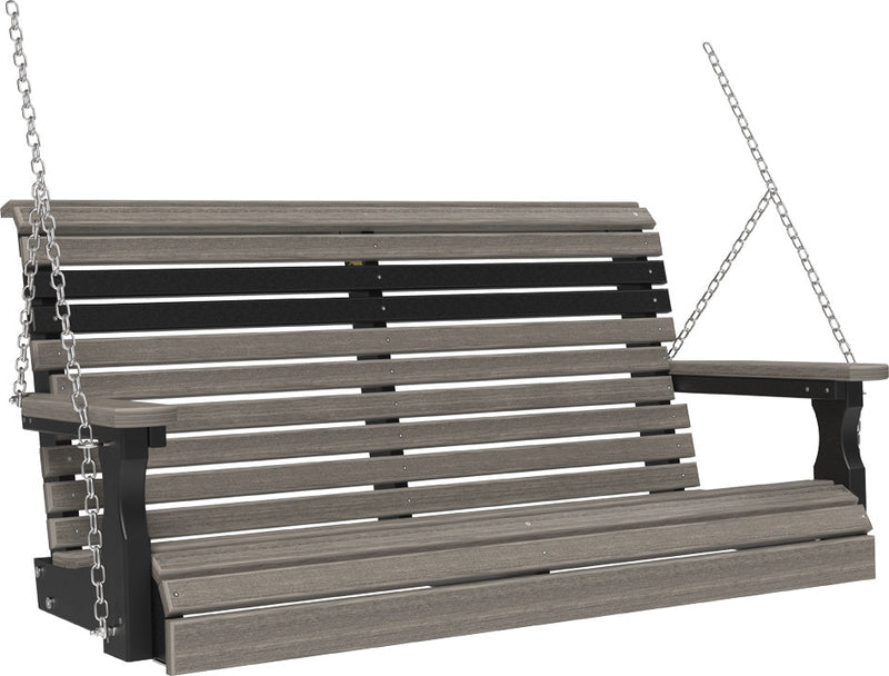 4 Plain Poly Swing Coastal Gray