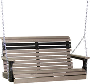 4 Plain Poly Swing Weatherwood