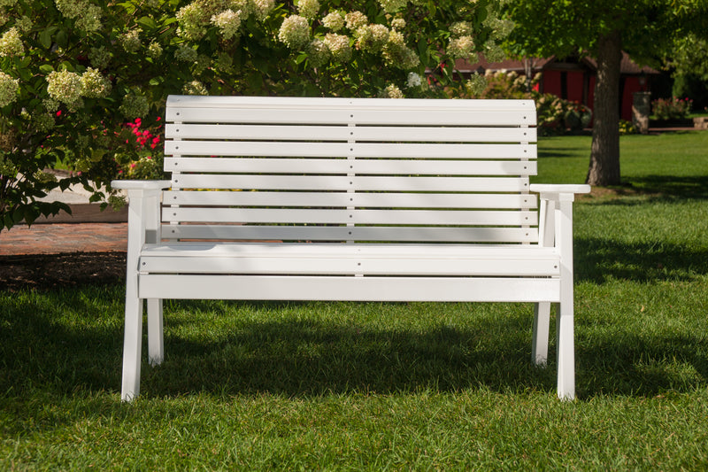 LuxCraft 4' Plain Bench - Trusted for Commercial & Residential Projects