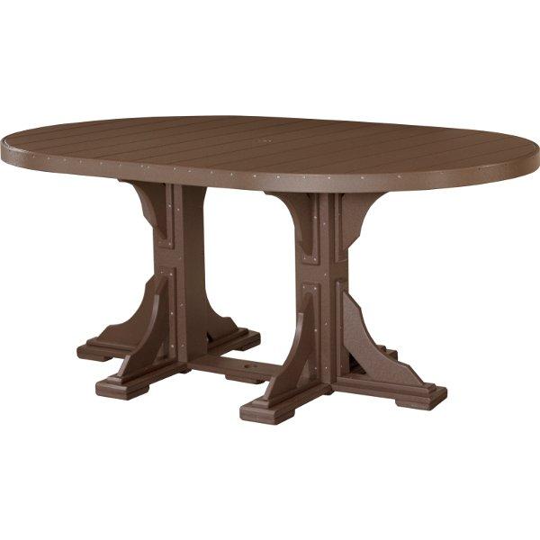 LuxCraft Poly 4ft x 6ft Oval Table