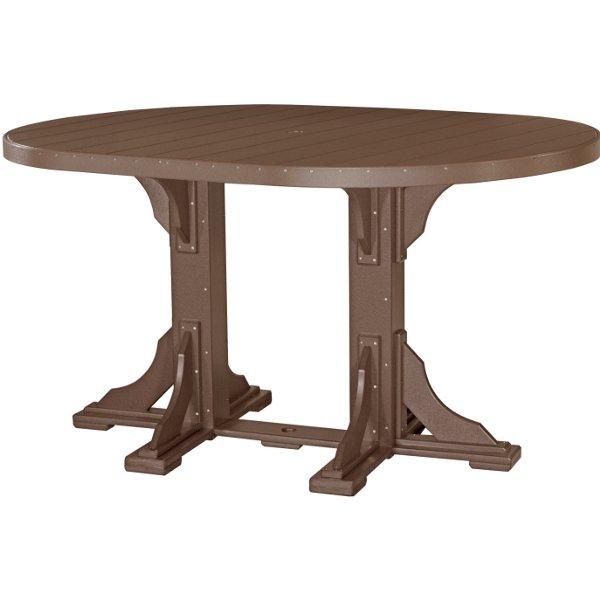 LuxCraft Poly 4ft x 6ft Oval Table