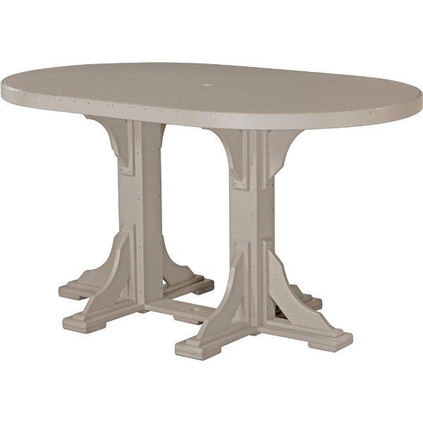 LuxCraft Poly 4ft x 6ft Oval Table