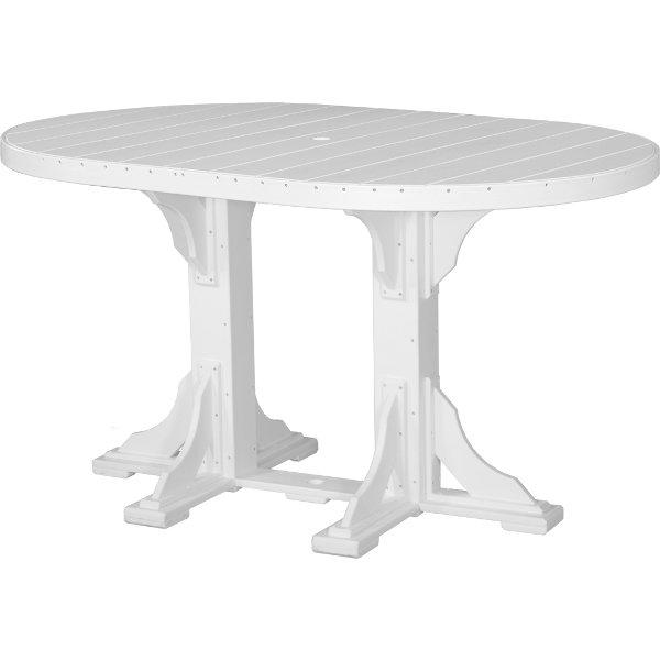 LuxCraft Poly 4ft x 6ft Oval Table
