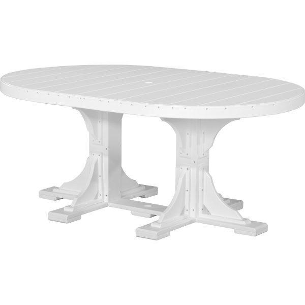LuxCraft Poly 4ft x 6ft Oval Table