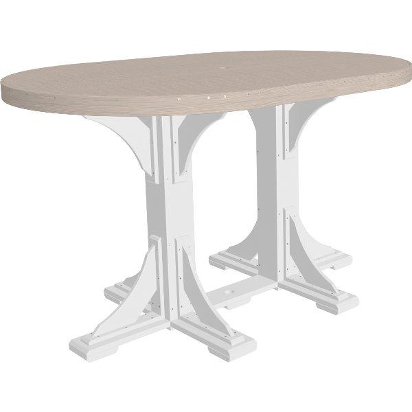 LuxCraft Poly 4ft x 6ft Oval Table
