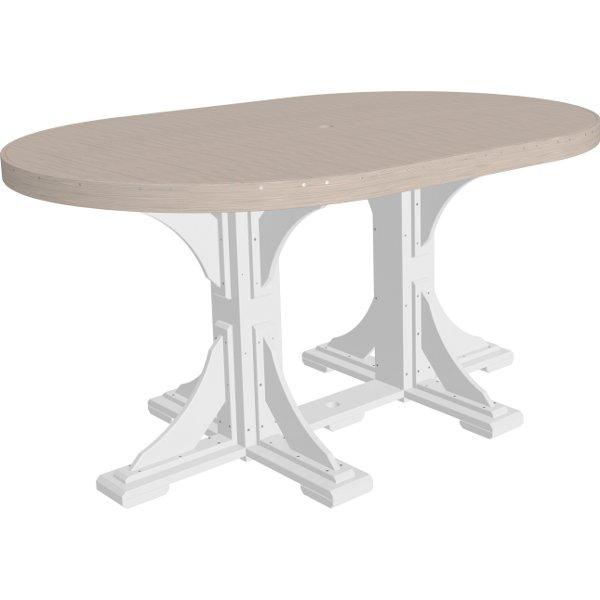 LuxCraft Poly 4ft x 6ft Oval Table