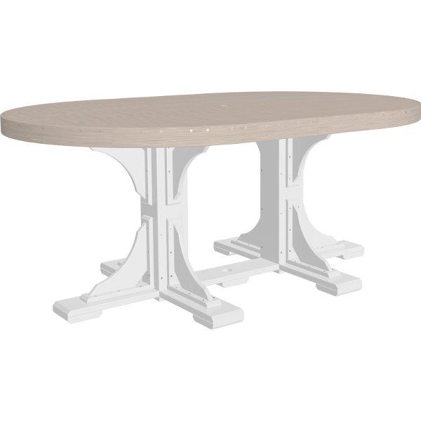 LuxCraft Poly 4ft x 6ft Oval Table