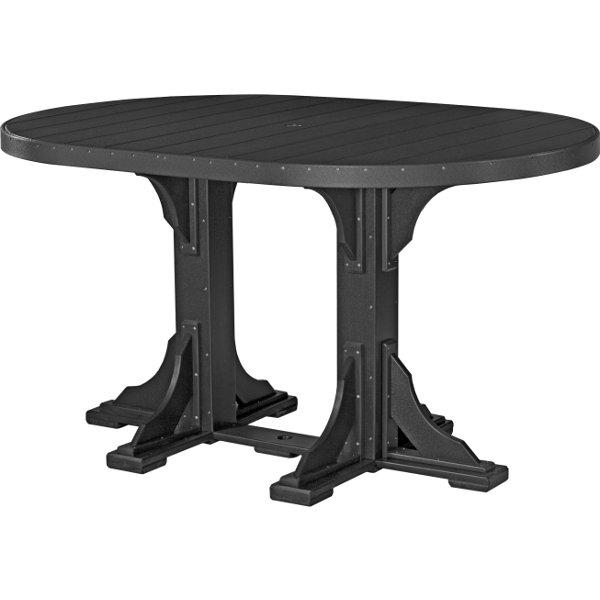 LuxCraft Poly 4ft x 6ft Oval Table