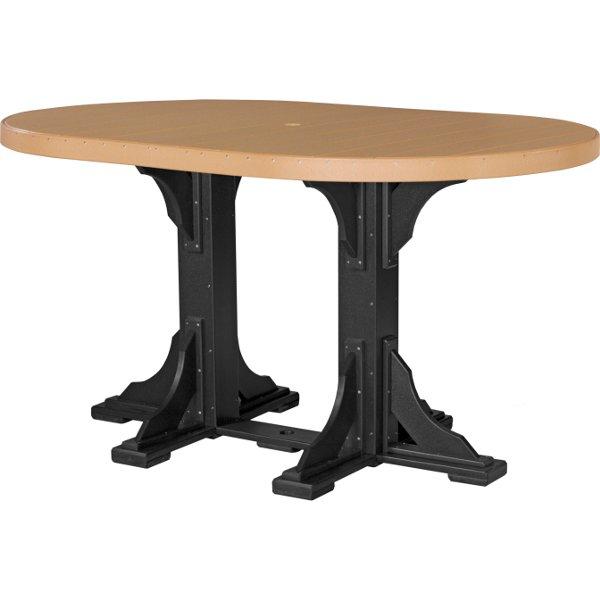 LuxCraft Poly 4ft x 6ft Oval Table