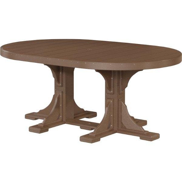 LuxCraft Poly 4ft x 6ft Oval Table