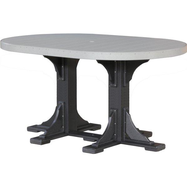 LuxCraft Poly 4ft x 6ft Oval Table