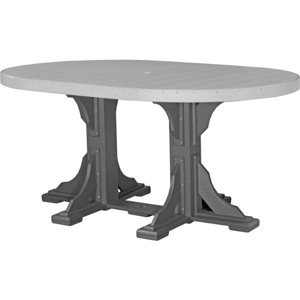 LuxCraft Poly 4ft x 6ft Oval Table
