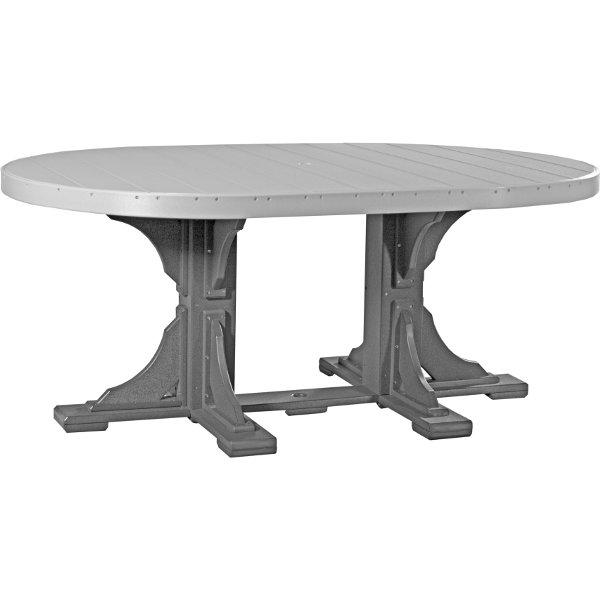 LuxCraft Poly 4ft x 6ft Oval Table