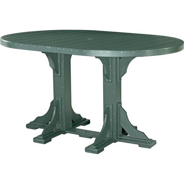 LuxCraft Poly 4ft x 6ft Oval Table