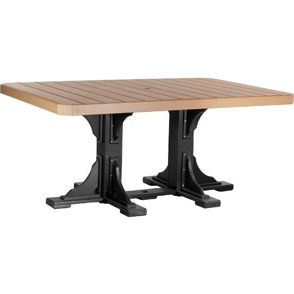 LuxCraft Poly 4ft x 6ft Rectangular Table