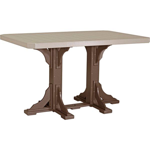 LuxCraft Poly 4ft x 6ft Rectangular Table