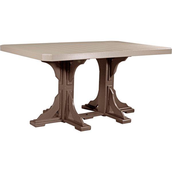 LuxCraft Poly 4ft x 6ft Rectangular Table