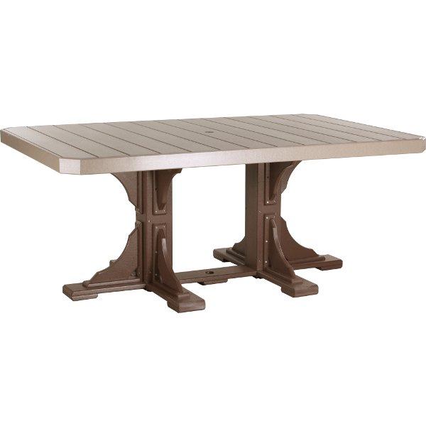 LuxCraft Poly 4ft x 6ft Rectangular Table