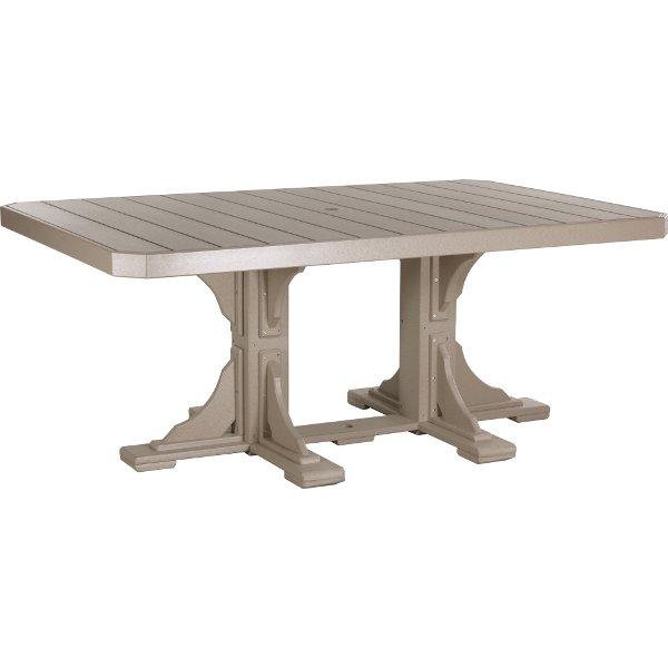 LuxCraft Poly 4ft x 6ft Rectangular Table