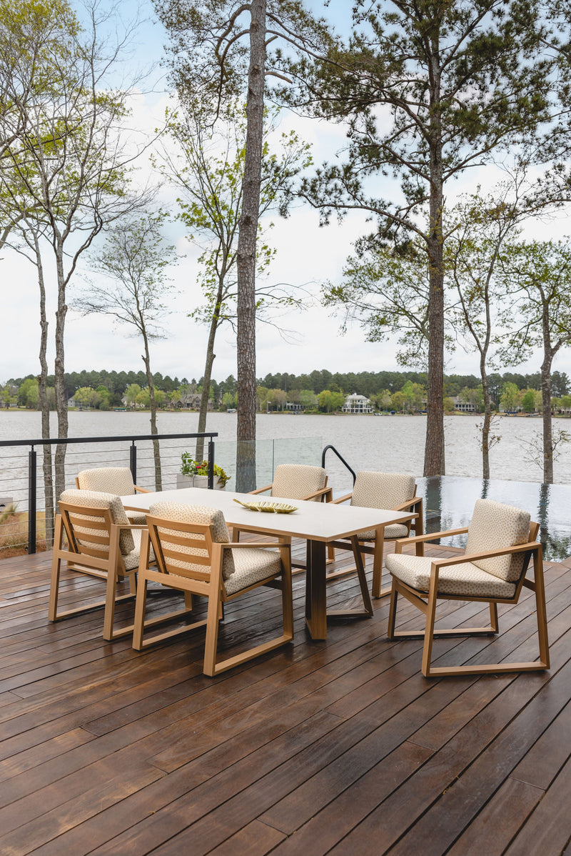 Lloyd Flanders Pursuit 86" Rectangular Dining Table