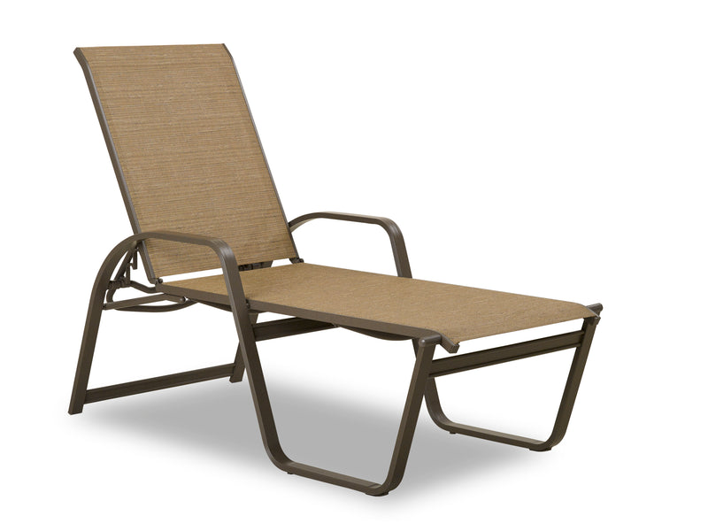 Aruba II Sling Four Position High Bed Lay-flat Stacking Chaise