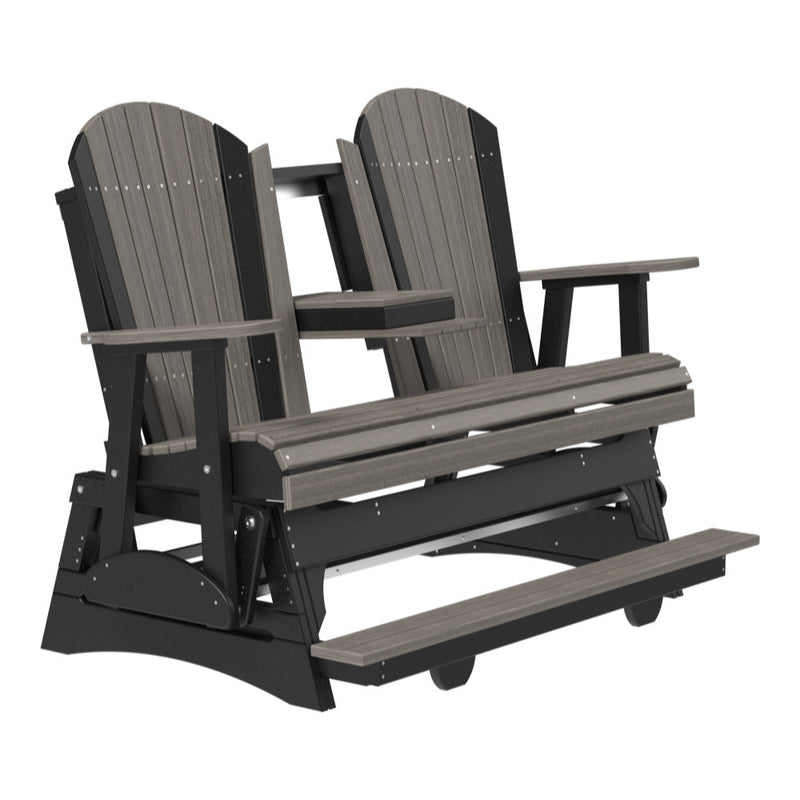 LuxCraft 4' and 5' Adirondack Balcony Glider