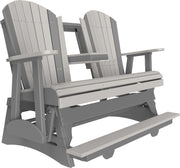 5 Adirondack Balcony Glider Dove Gray
