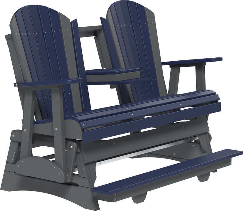 5 Adirondack Poly Balcony Glider Patriot Blue