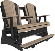 5 Adirondack Balcony Glider Weatherwood