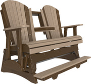 5 Adirondack Balcony Glider Weatherwood