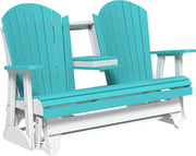 5 Adirondack Poly Glider Aruba Blue