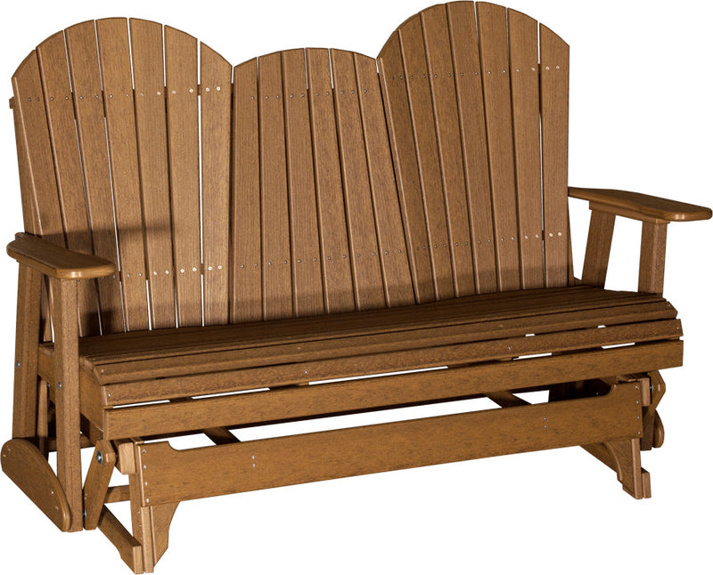 5 Adirondack Poly Glider Antique Mahogany