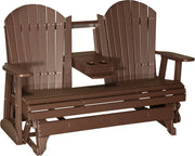 5 Adirondack Poly Glider Chestnut