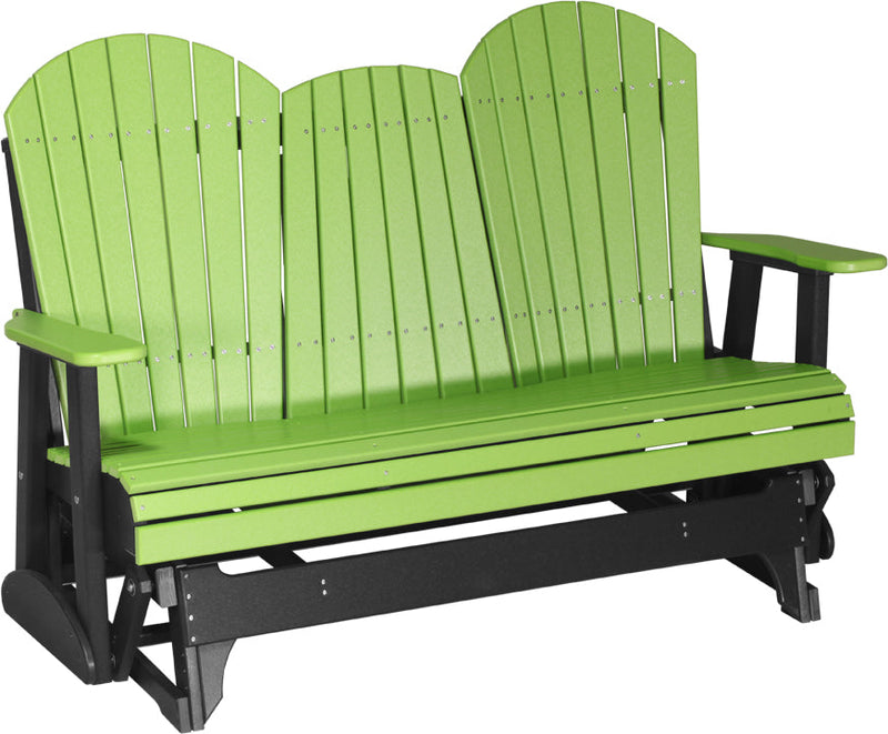 5 Adirondack Poly Glider Lime Green Black